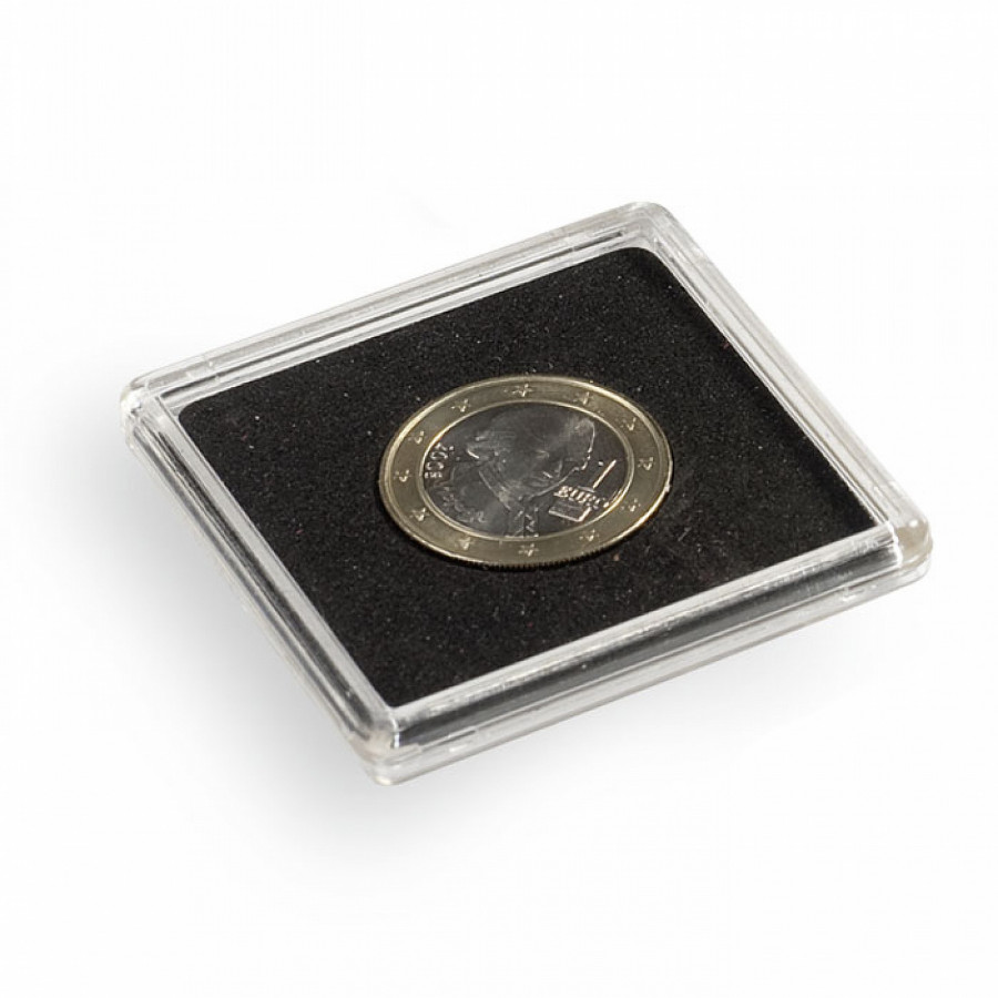 Čtvercová plastová kapsle Quadrum (38) na stříbrné mince Philharmoniker