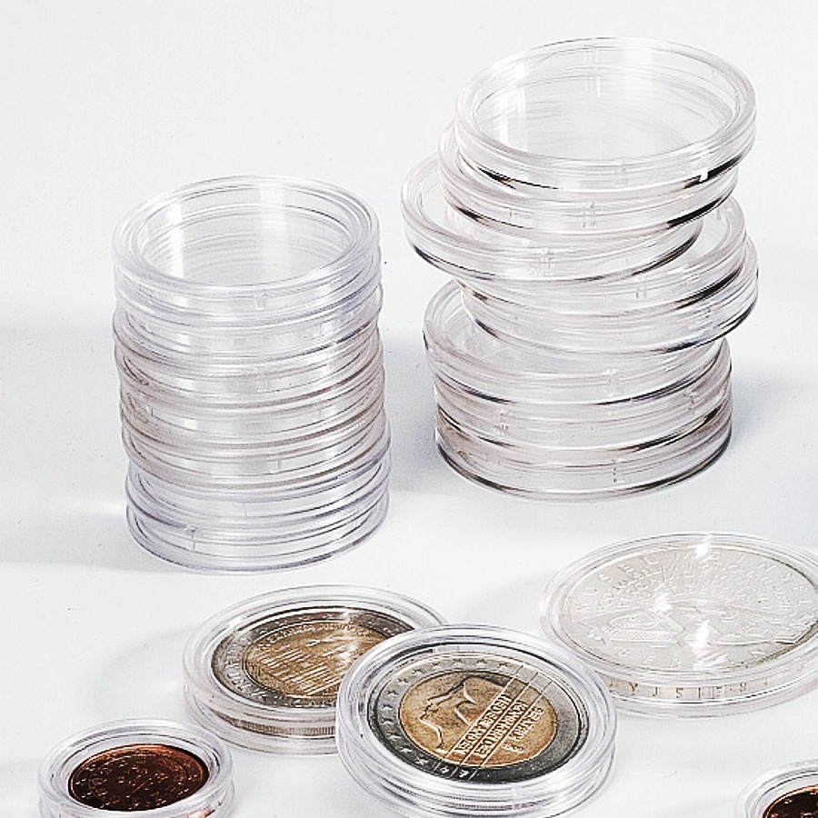 Plastová kapsle na mince (30)