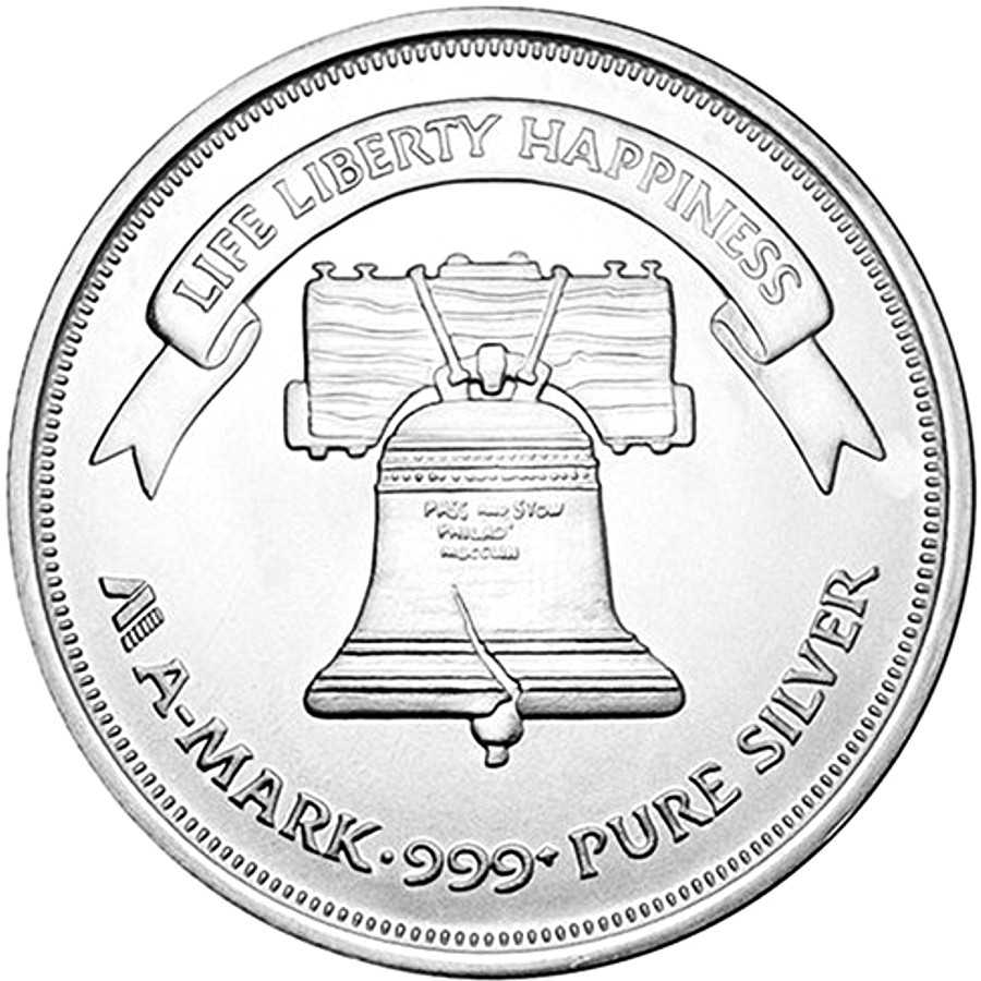Stříbrná medaile A-Mark Liberty Bell 1oz