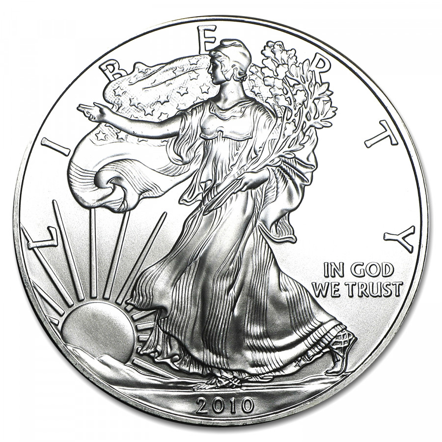 Stříbrná mince American Silver Eagle 1 oz (2010)