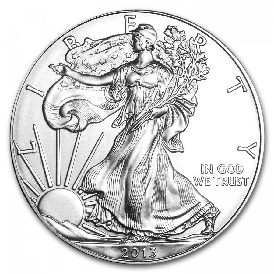 Stříbrná mince American Silver Eagle 1 oz (2013) Stříbrná mince American Silver Eagle 1 oz (2013)