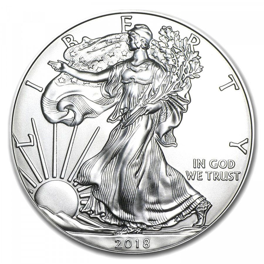 Stříbrná mince American Silver Eagle 1 oz (2018)