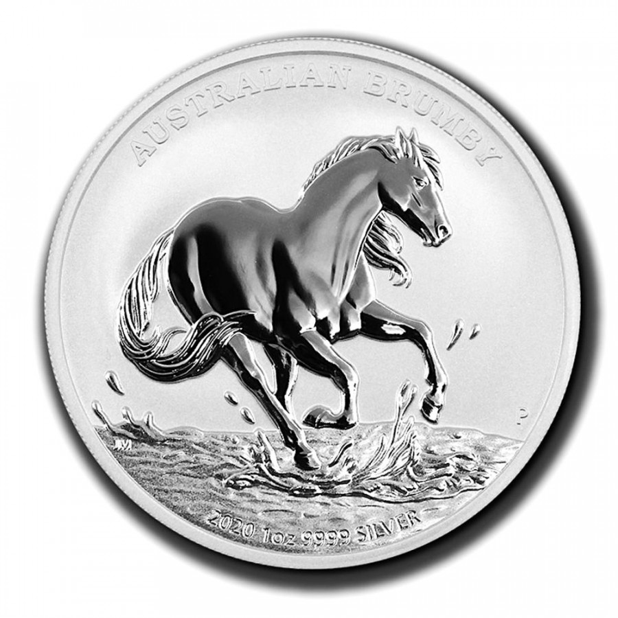 Stříbrná mince Australian Brumby 1 oz (2020)