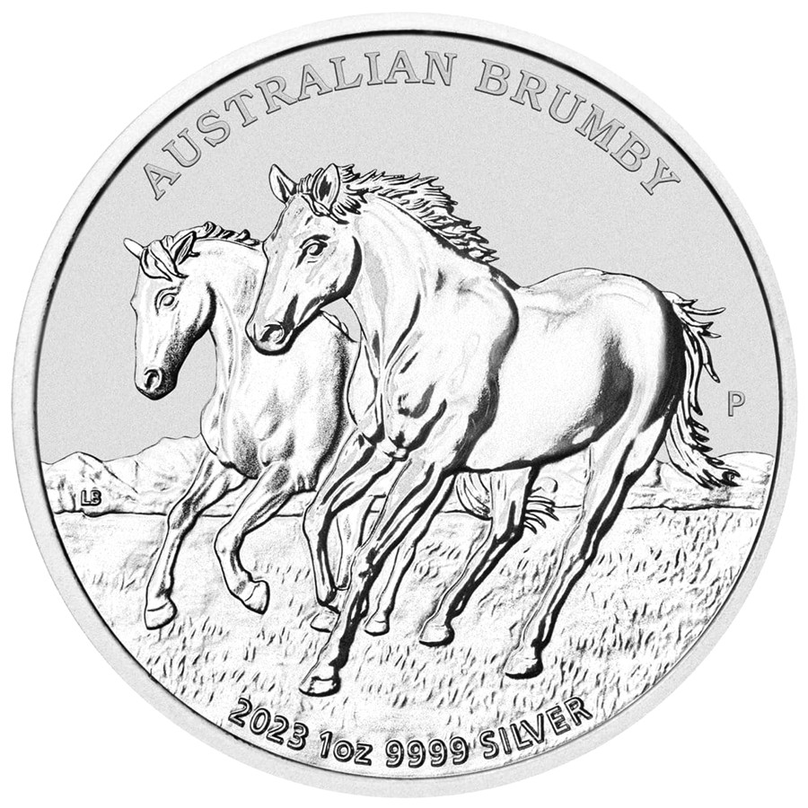 Stříbrná mince Australian Brumby 1 oz (2023)