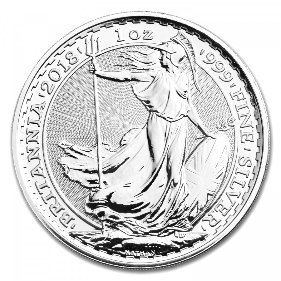 Stříbrná mince Britannia 1 oz (2018) Stříbrná mince Britannia 1 oz (2018)