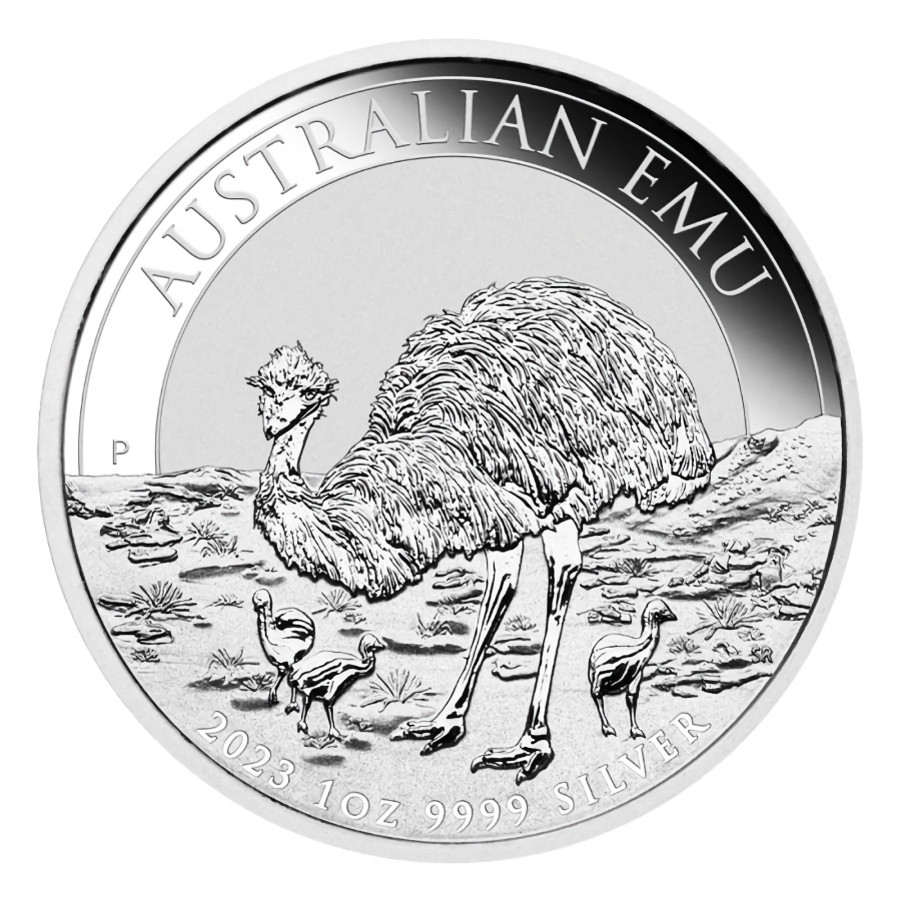 Stříbrná mince Emu 1 oz (2023)