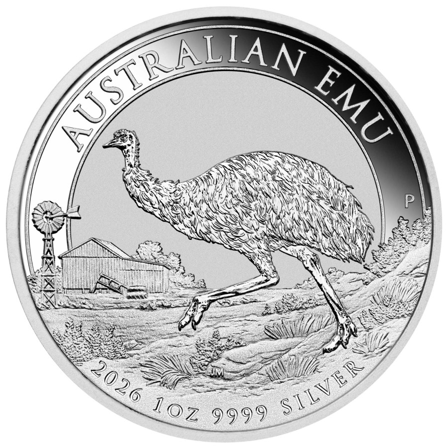 Stříbrná mince Emu 1 oz (2026) Stříbrná mince Emu 1 oz (2026)