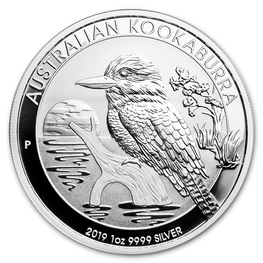 Stříbrná mince Kookaburra 1 oz (2019)
