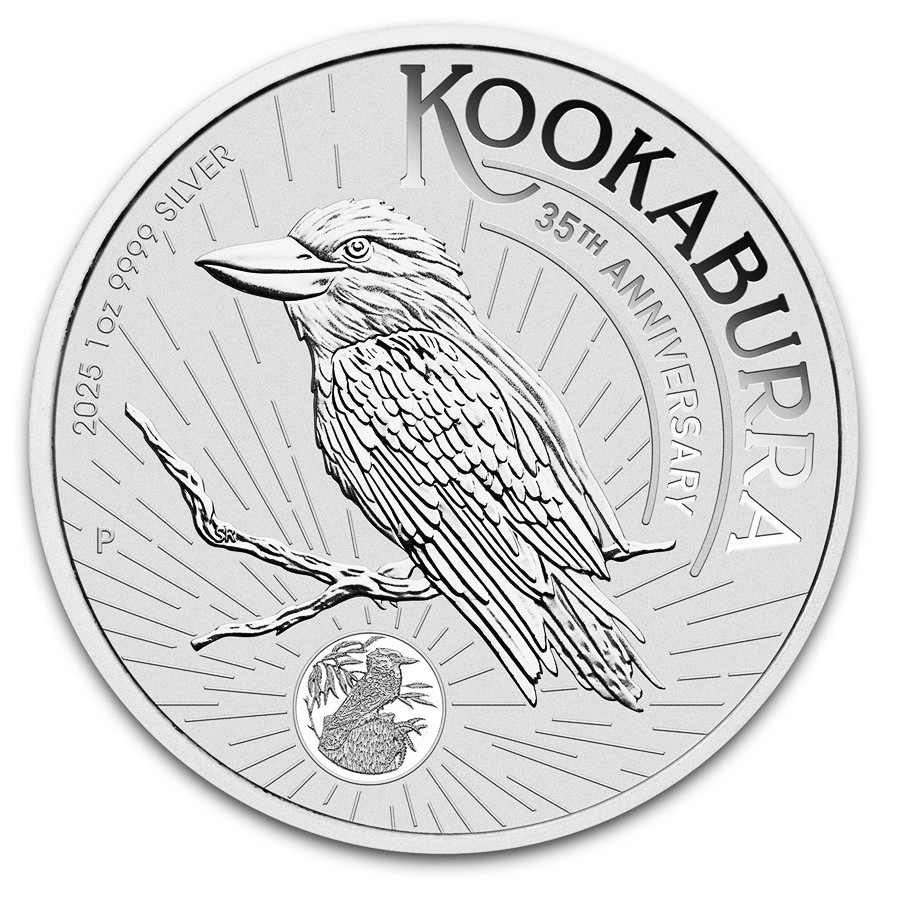 Stříbrná mince Kookaburra 1 oz (2025) 35. výročí Stříbrná mince Kookaburra 1 oz (2025) 35. výročí