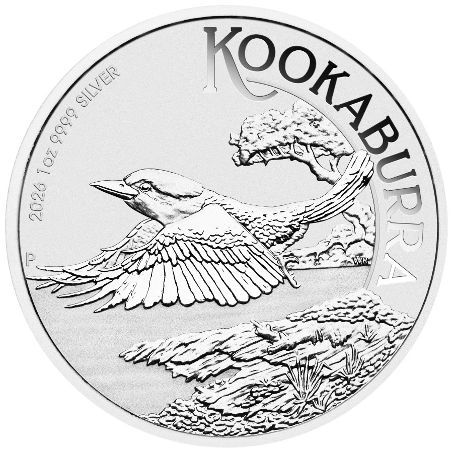 Stříbrná mince Kookaburra 1 oz (2026) Stříbrná mince Kookaburra 1 oz (2026)