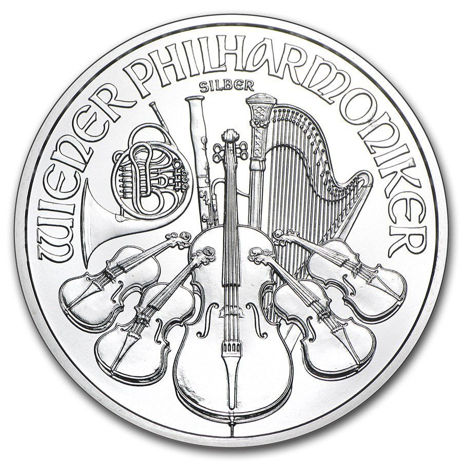 Stříbrná mince Wiener Philharmoniker 1 oz (2013)