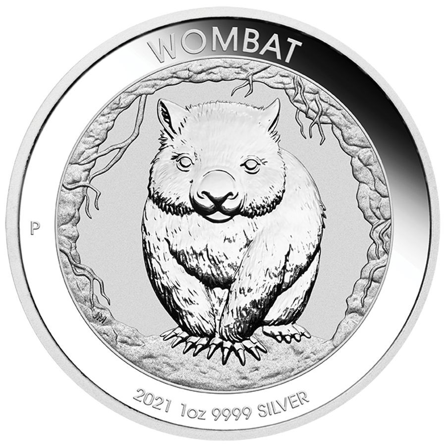 Stříbrná mince Wombat 1 oz (2021)