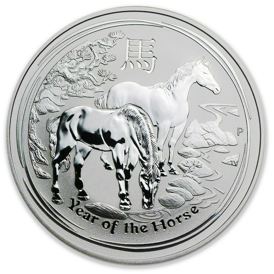 Stříbrná mince Year of the Horse - Rok Koně 1 oz (2014)