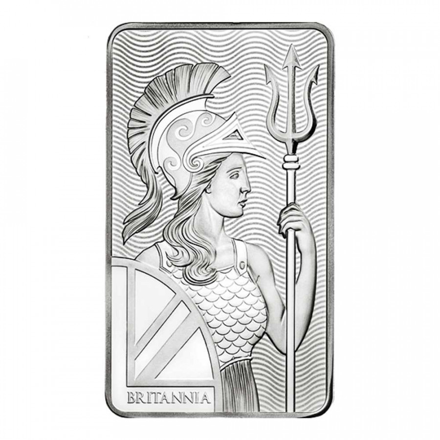 Stříbrná cihla Britannia 100 oz Stříbrná cihla Britannia 100 oz
