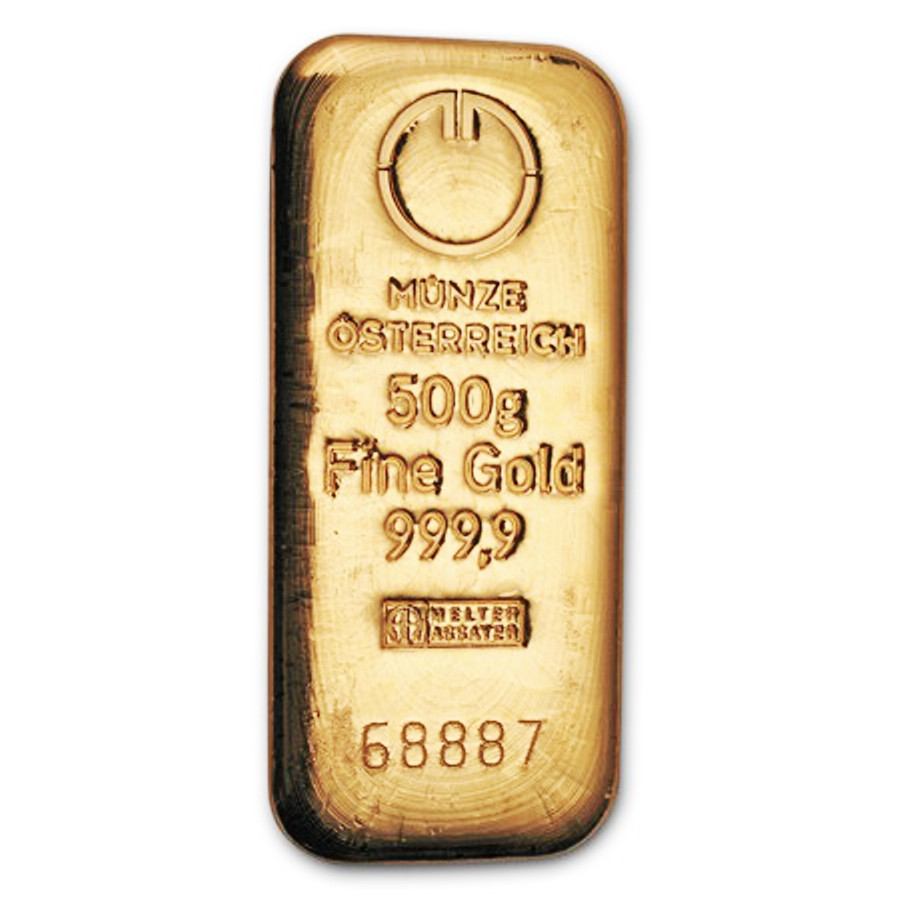 Zlatá cihla 500g Münze Österreich