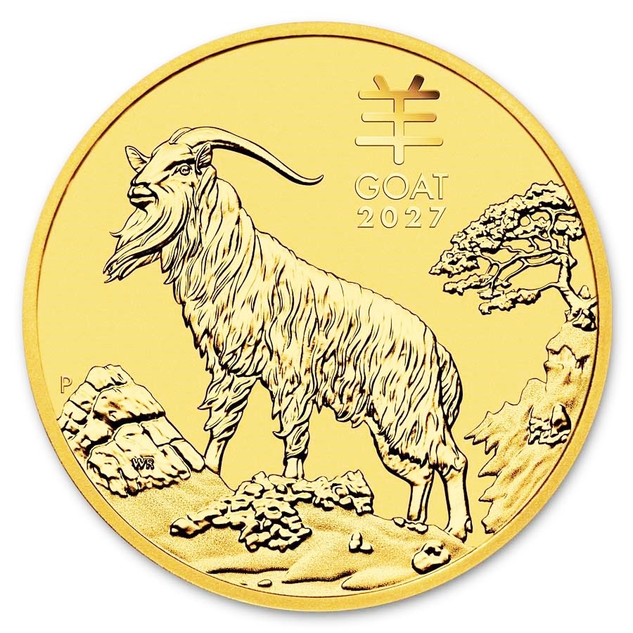 Zlatá mince Year of the Goat - Rok Kozy 1 oz (2027) Zlatá mince Year of the Goat - Rok Kozy 1 oz (2027)