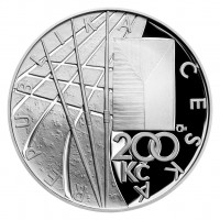 Stříbrná mince ČNB 200Kč 100. výročí narození Dany a Emila Zátopkových PROOF