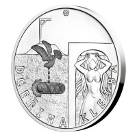 Kompletní sada 7 stříbrných medailí K.J.Erben, Kytice
