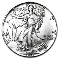 Stříbrná mince American Silver Eagle 1 oz (1987)