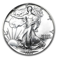 Stříbrná mince American Silver Eagle 1 oz (1989)