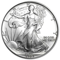 Stříbrná mince American Silver Eagle 1 oz (1992)