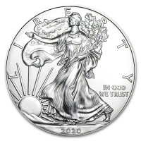Stříbrná mince American Silver Eagle 1 oz (2020)