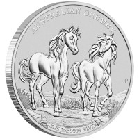 Stříbrná mince Australian Brumby 1 oz (2025)