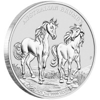 Stříbrná mince Australian Brumby 1 oz (2025)