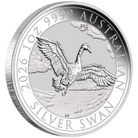Stříbrná mince Australian Swan 1 oz (2026) 10. výročí