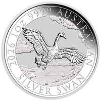 Stříbrná mince Australian Swan 1 oz (2026) 10. výročí