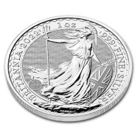 Stříbrná mince Britannia 1 oz (2022)