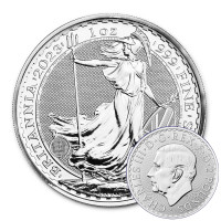 Stříbrná mince Britannia 1 oz Charles III. (2023)