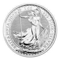 Stříbrná mince Britannia 1 oz Korunovace (2023)