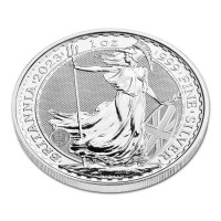 Stříbrná mince Britannia 1 oz Korunovace (2023)