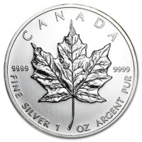 Stříbrná mince Canadian Maple Leaf 1 oz (2010)