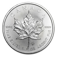 Stříbrná mince Canadian Maple Leaf 1 oz (2014)