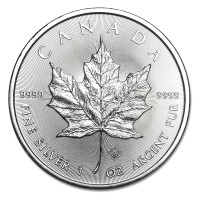 Strieborná minca Canadian Maple Leaf 1 oz (2014)