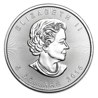 Stříbrná mince Canadian Maple Leaf 1 oz (2015)