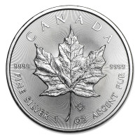 Stříbrná mince Canadian Maple Leaf 1 oz (2015)