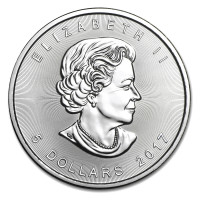 Stříbrná mince Canadian Maple Leaf 1 oz (2017)