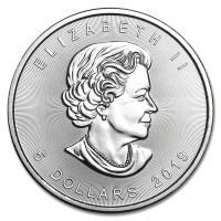 Stříbrná mince Canadian Maple Leaf 1 oz (2019)