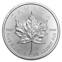 Stříbrná mince Canadian Maple Leaf 1 oz (2019)