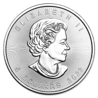 Stříbrná mince Canadian Maple Leaf 1 oz (2022)