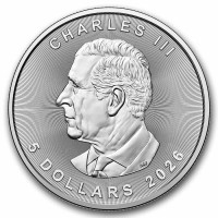 Stříbrná mince Canadian Maple Leaf 1 oz (2026)