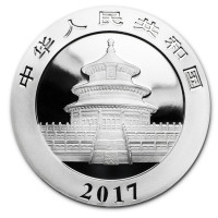 Stříbrná mince China Panda 30g (2017)