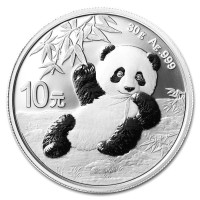 Stříbrná mince China Panda 30g (2020)
