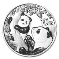 Stříbrná mince China Panda 30g (2021)