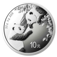 Stříbrná mince China Panda 30g (2023)