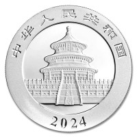 Stříbrná mince China Panda 30g (2024)