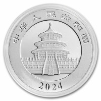 Stříbrná mince China Panda 30g (2024)